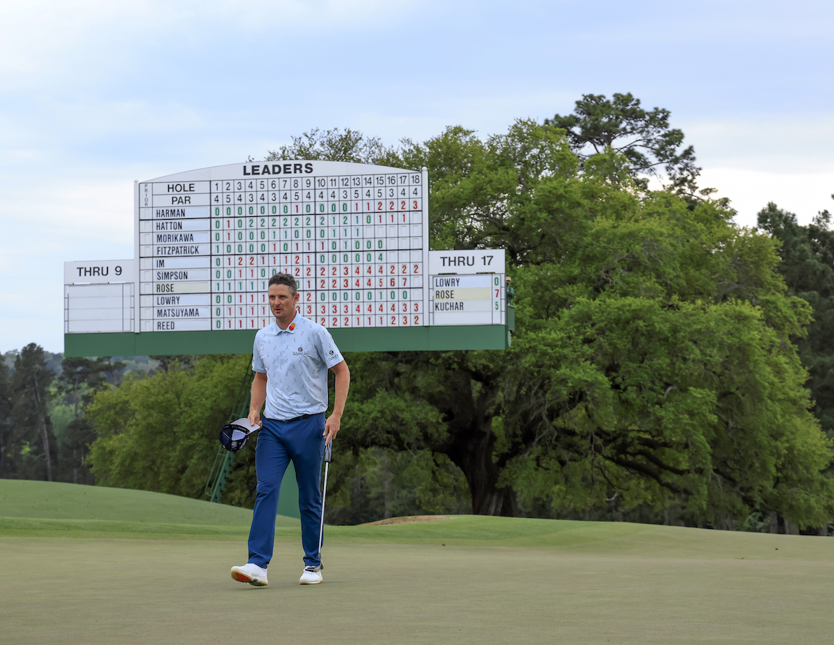 “英國玫瑰”賈斯汀·羅斯·（Justin Rose）打出在大師賽歷史上的單輪最低桿：65桿 一枝獨秀